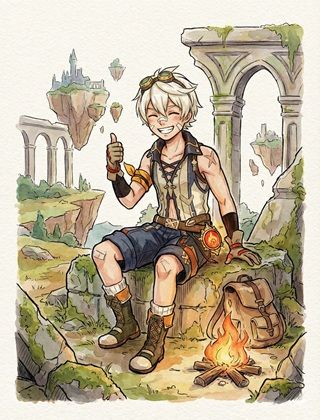 Bennett Genshin Impact Character Art